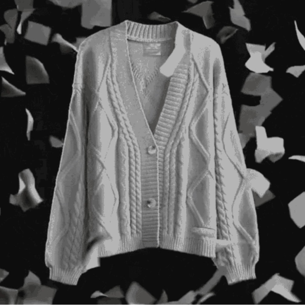 NEW! Taylor Swift The Tortured Poets Department Gray Cardigan M/L *IN HAND*